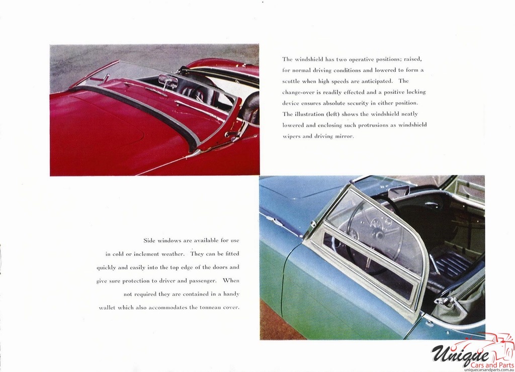1953 Austin Healey 100 Brochure Page 4